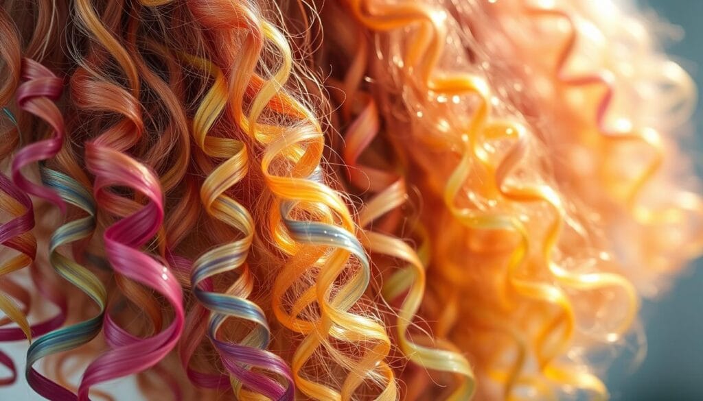 curly color-treated hair care