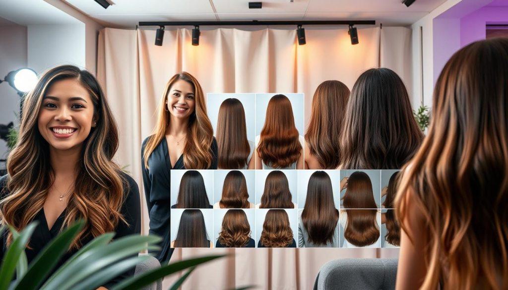 customer hair transformation results customer hair transformation results