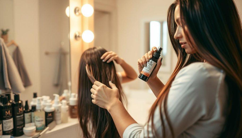 daily hair care routine