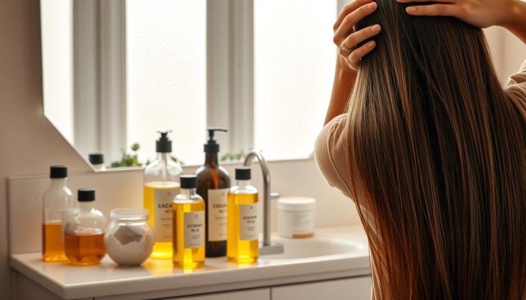 daily hair oil routine