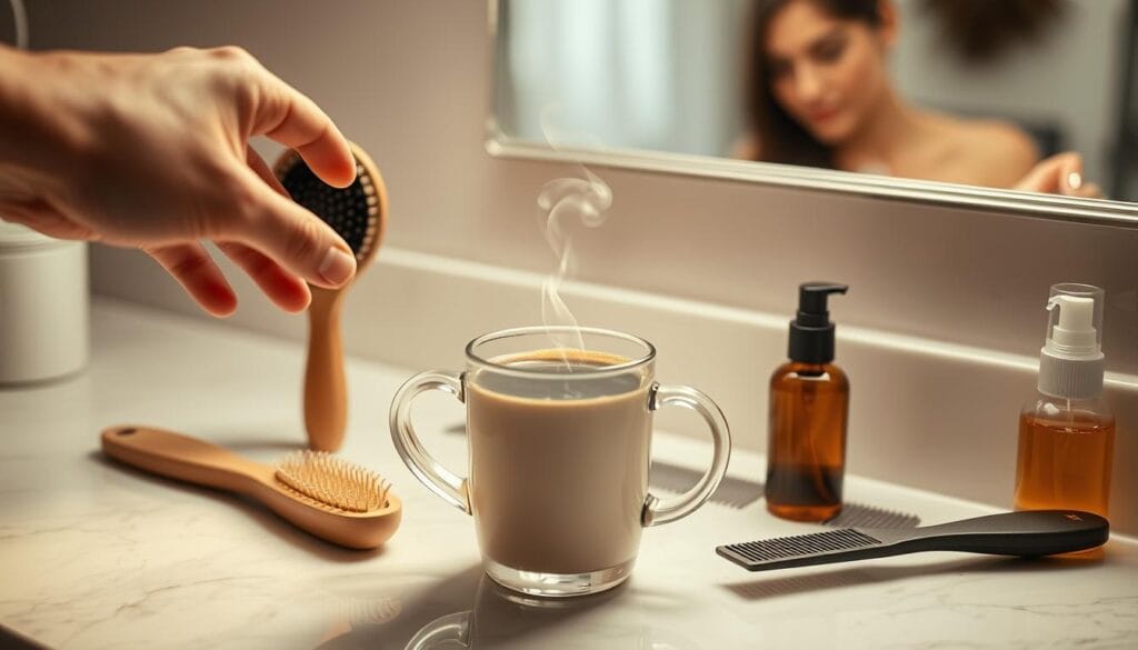 daily hair routine coffee daily hair routine coffee