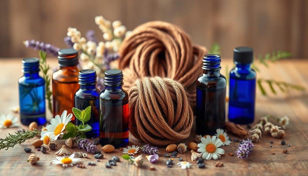 essential oils for hair care