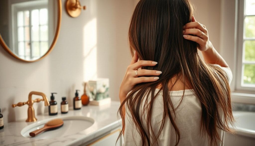 healthy hair routine tips