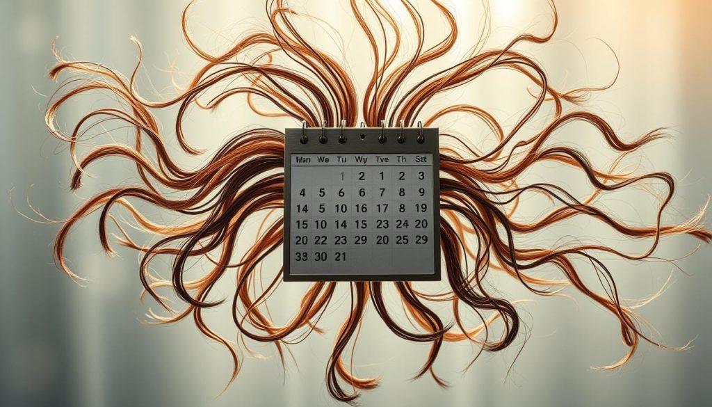 magnetic calendar hair growth