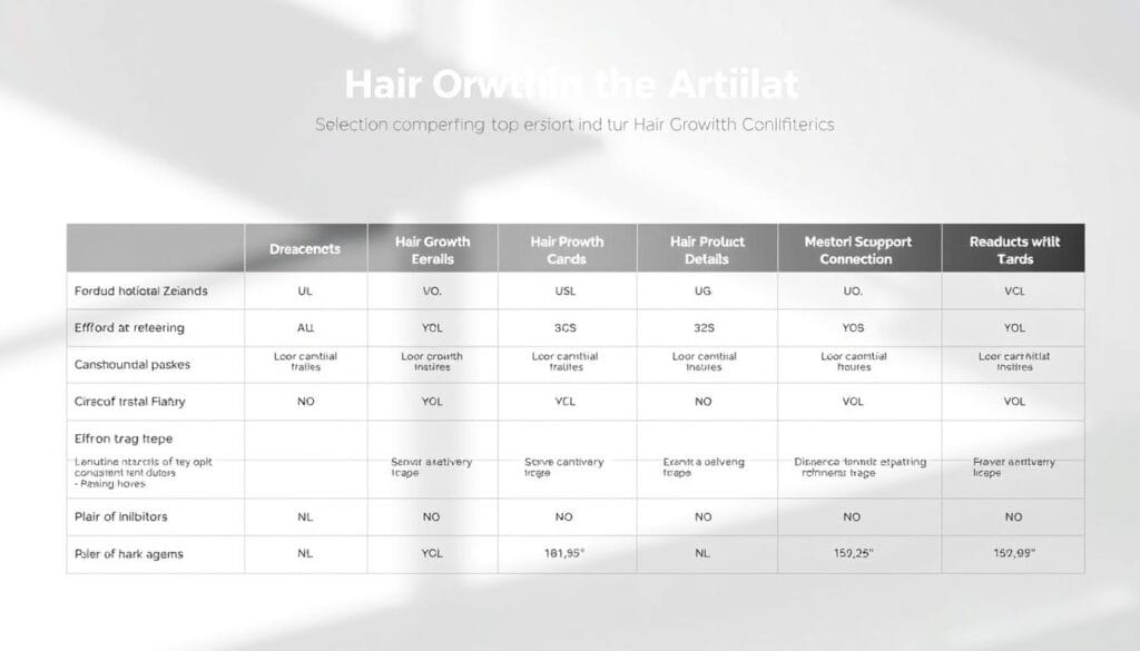 product comparison chart product comparison chart