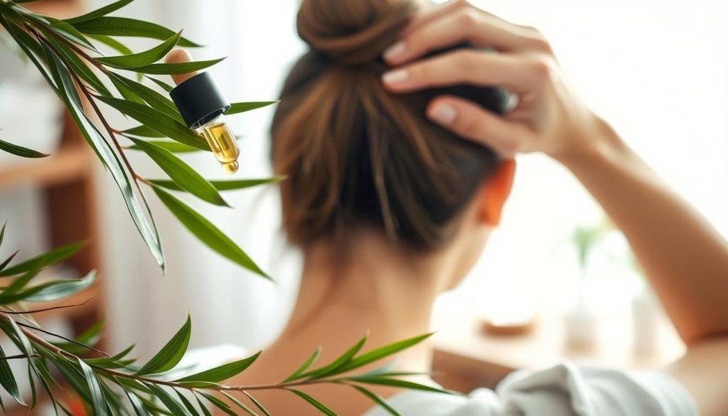 safely using tea tree oil for hair care