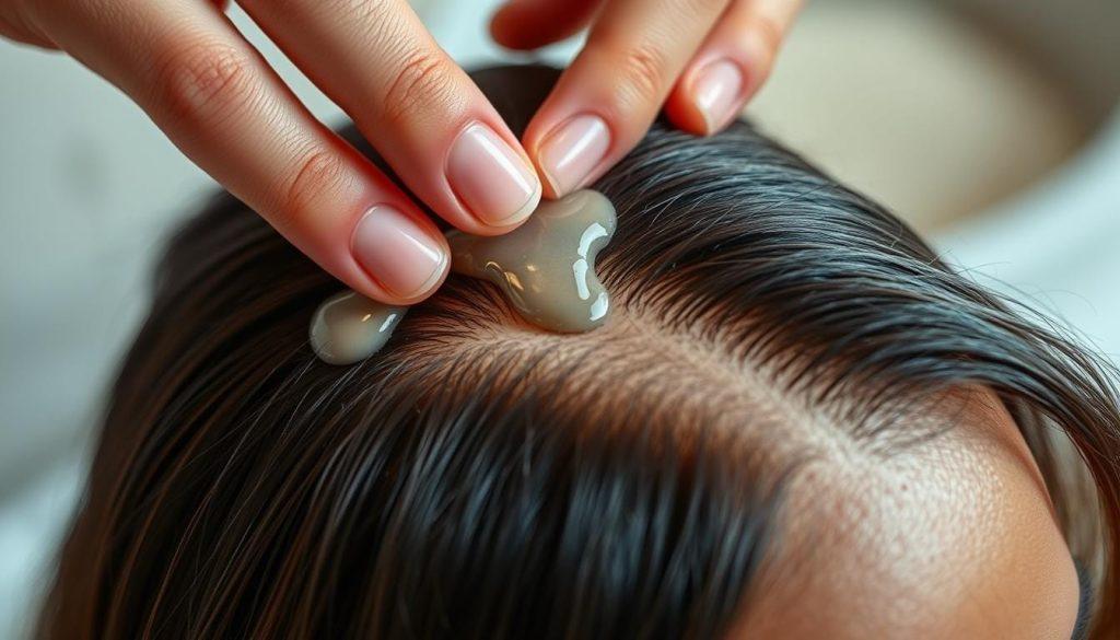 scalp treatment with essential oils