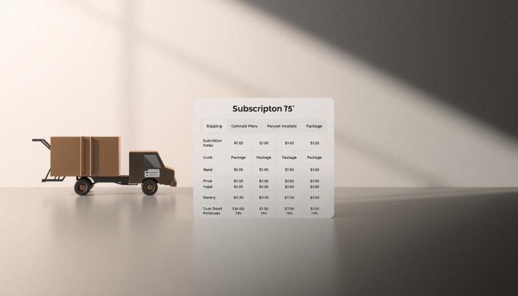 shipping and subscription options shipping and subscription options