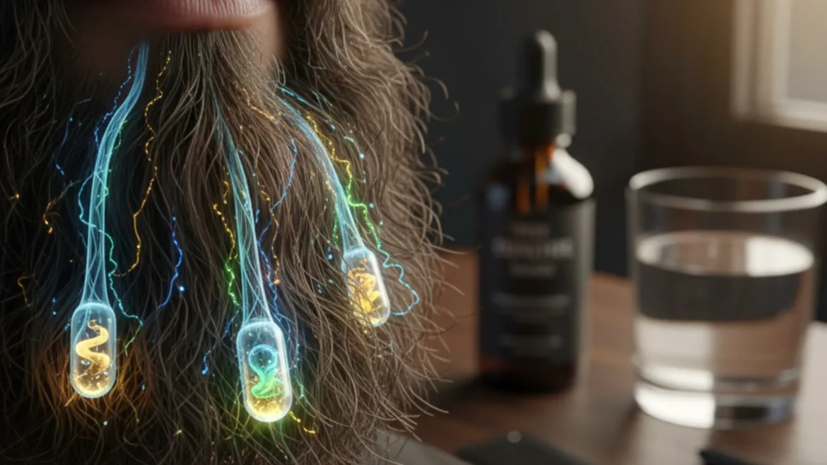 facial hair growth supplements